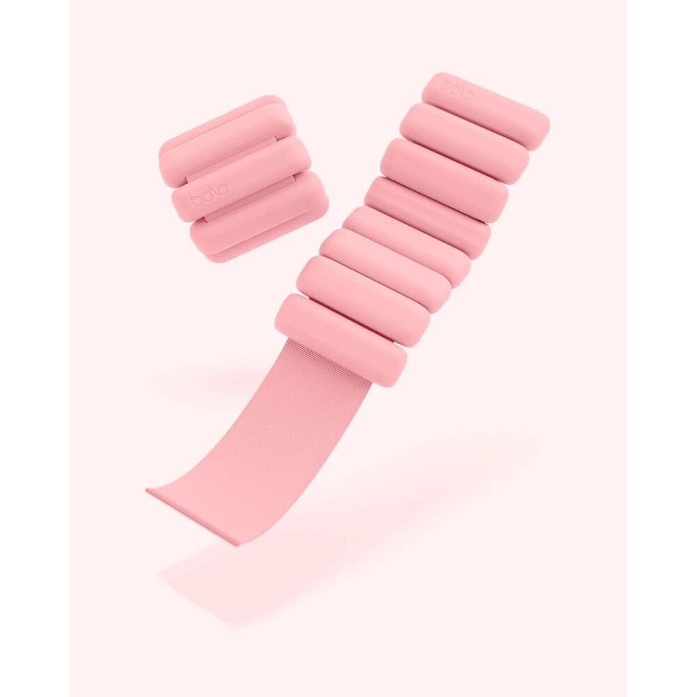 Bala Bangles Blush pink Wrist & Ankle Weights 2 lb Set of 2 + Carrying Case New